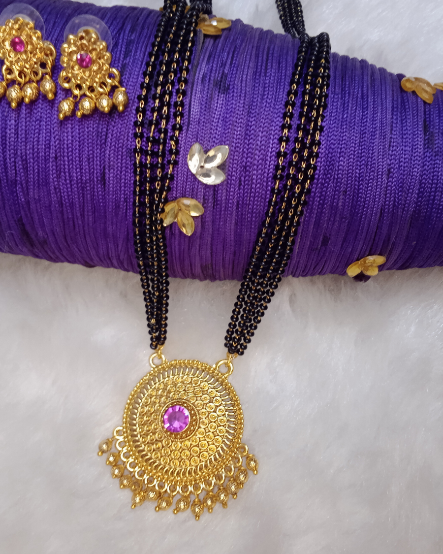 Black beads mangalsutra