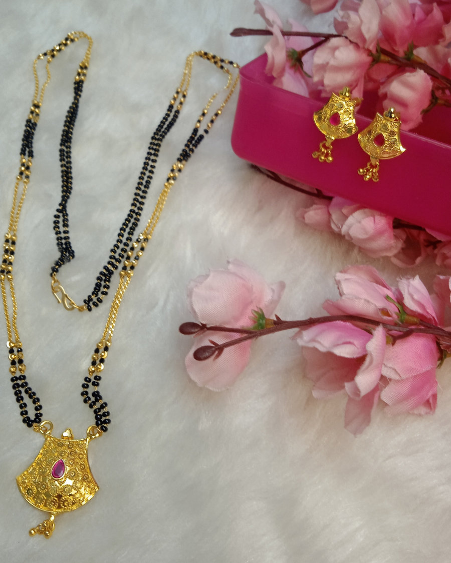 Golden Leaf Mangalsutra