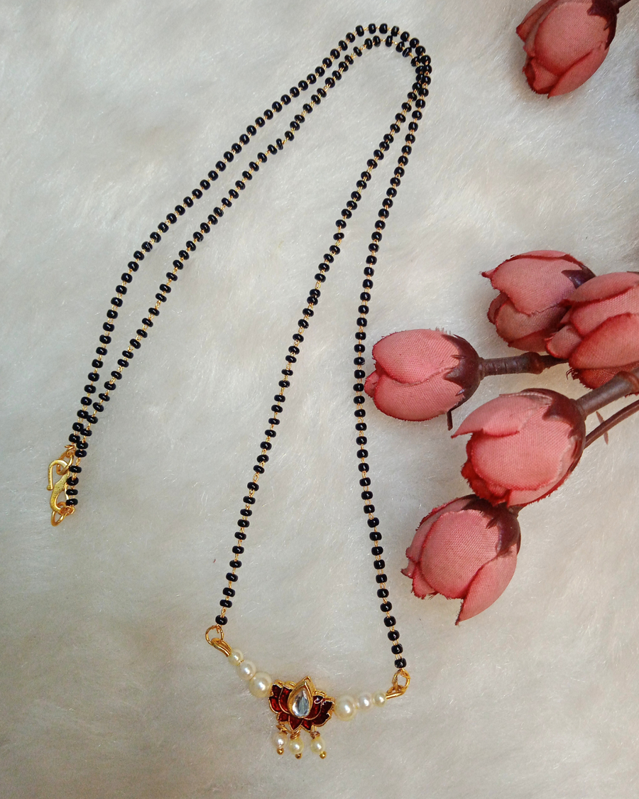 Red Lotus Mangalsutra